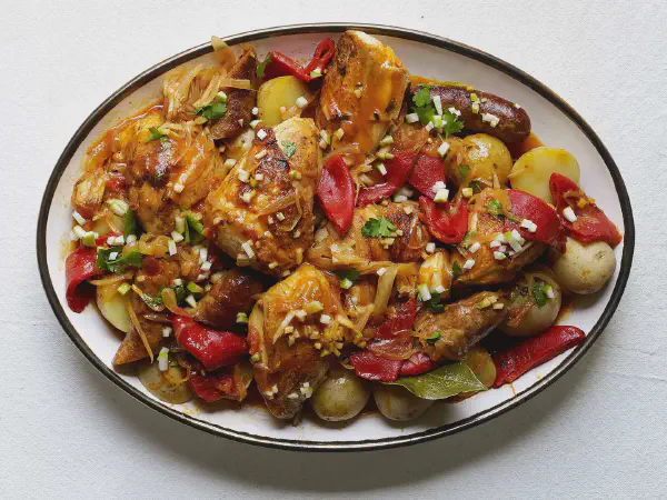 Basque Braised Chicken With Peppers